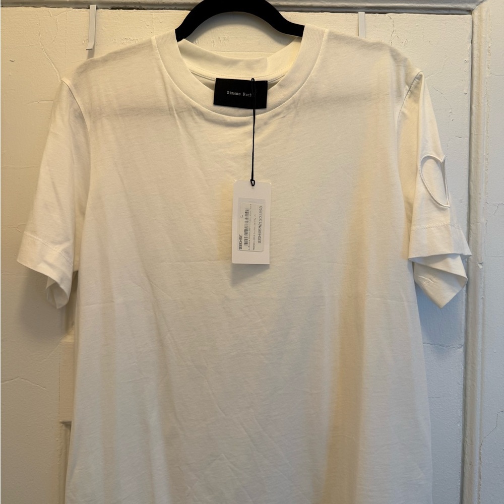 Elegant White T-Shirt by Simone Rocha